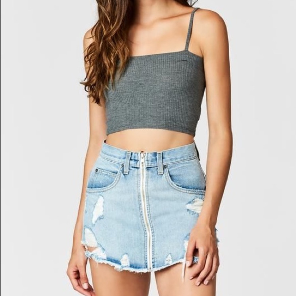 Never Worn CARMAR Jean skirt-Size 27